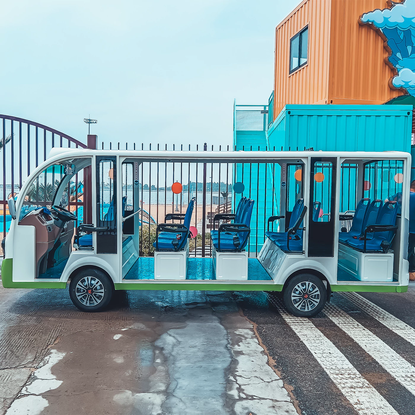 17 Seats Electric Passenger Car 16 17 Seats Electric Passenger Car - Image 3