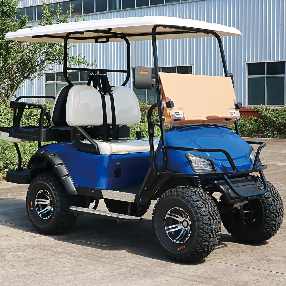 4 seats golf cart