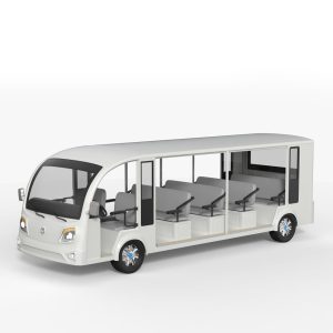 Hot sale 19 Seats Gasoline Sightseeing hotel shuttle