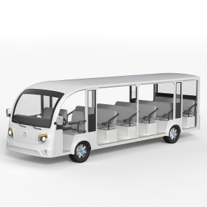 23 Seats Gasoline Sightseeing bus exported USA